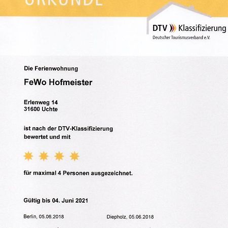 Ferienwohnung Uchte Екстериор снимка